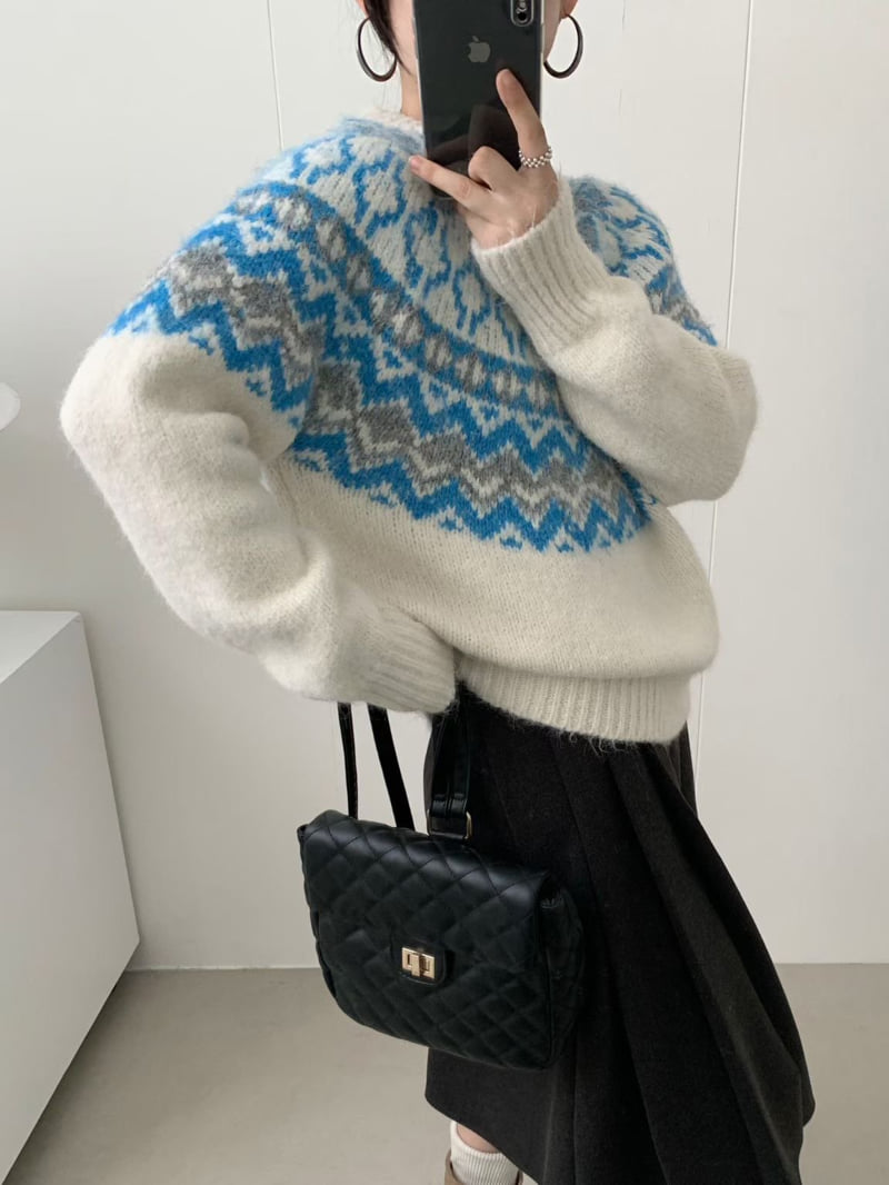 There By - Korean Women Fashion - #womensfashion - Maple Knit - 3