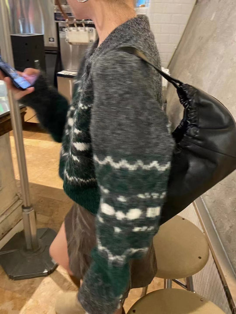 There By - Korean Women Fashion - #womensfashion - Wood Winter Knit - 7