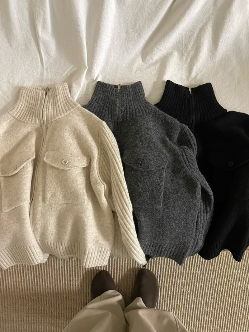There By - Korean Women Fashion - #womensfashion - Ben Pocket Cardigan