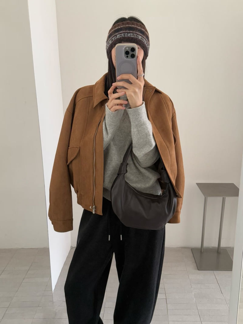 There By - Korean Women Fashion - #womensfashion - Mow Suede Jumper - 5