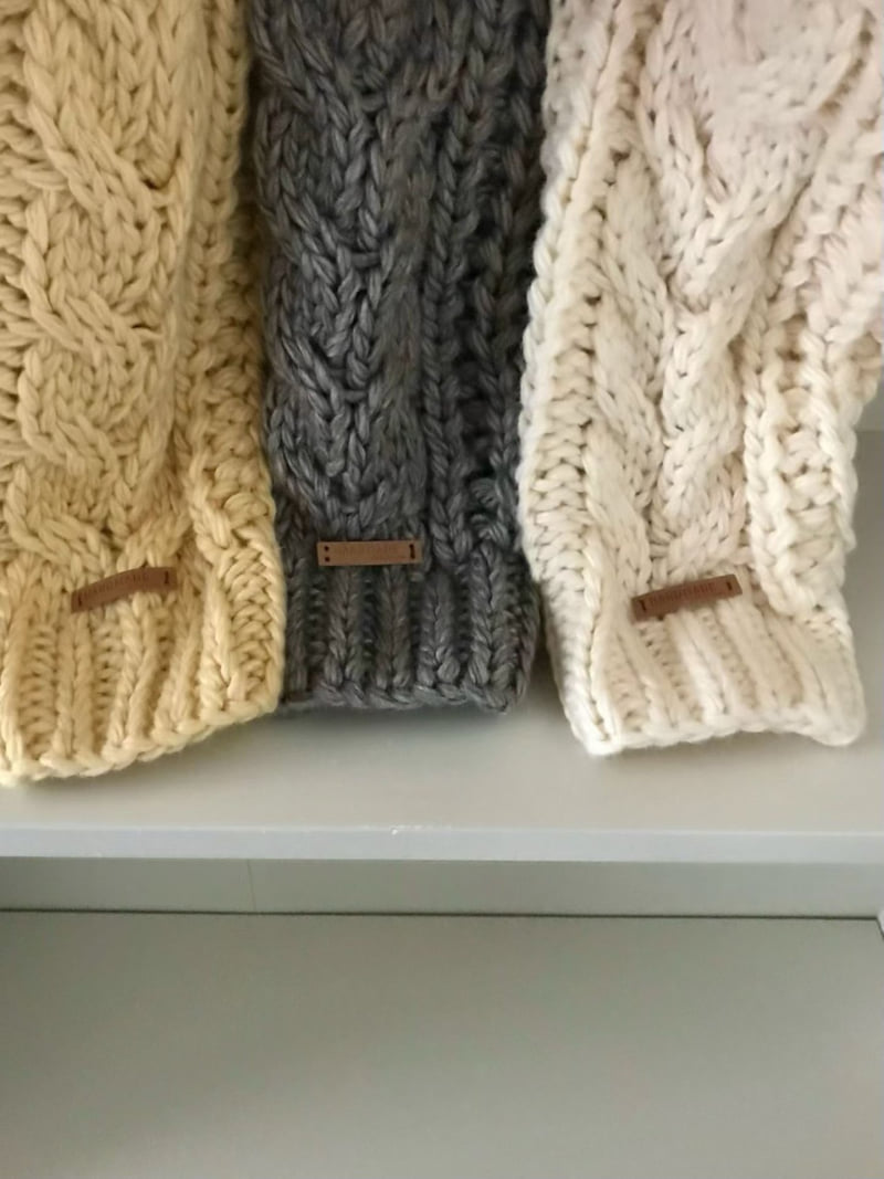 There By - Korean Women Fashion - #womensfashion - Cream Hand-Knit Cardigan - 10