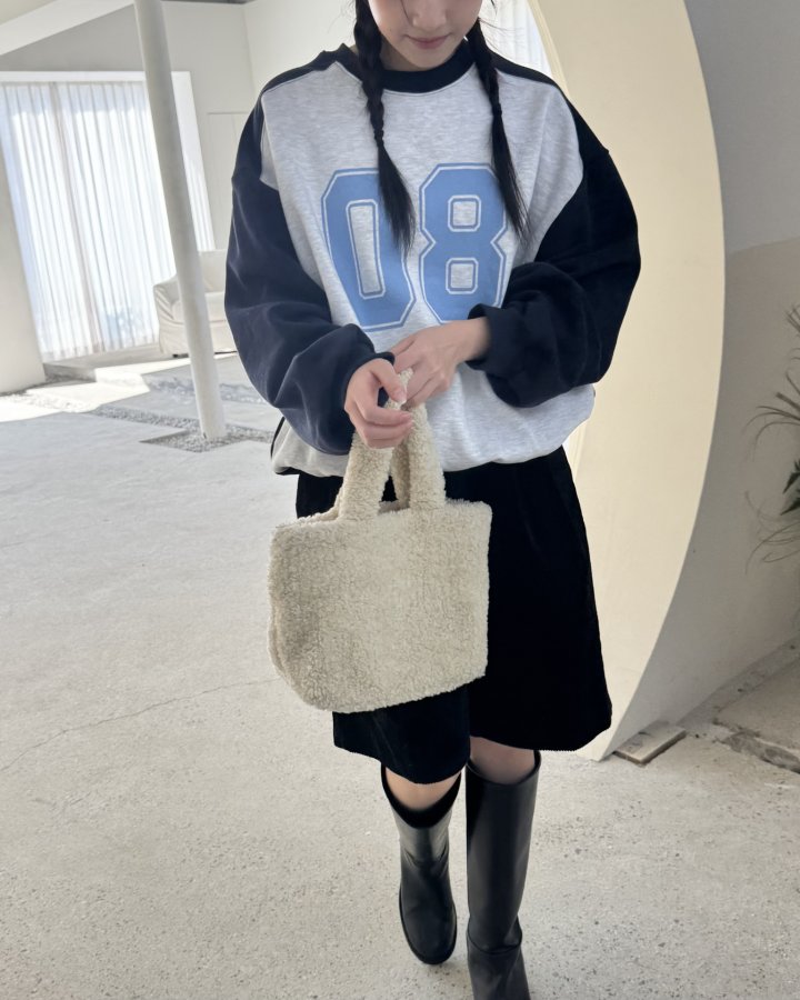 Theres - Korean Women Fashion - #momslook - 08 Raglan Sweatshirt - 10