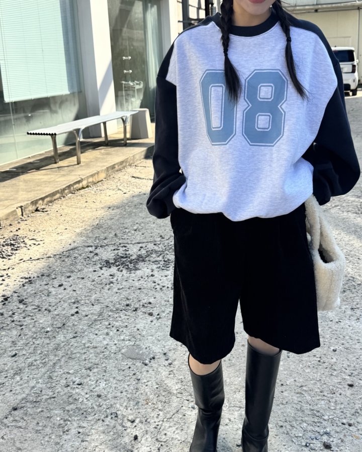 Theres - Korean Women Fashion - #momslook - 08 Raglan Sweatshirt - 8