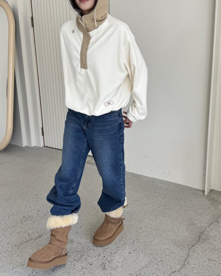 Theres - Korean Women Fashion - #momslook - Raul Soft Hoodie - 10