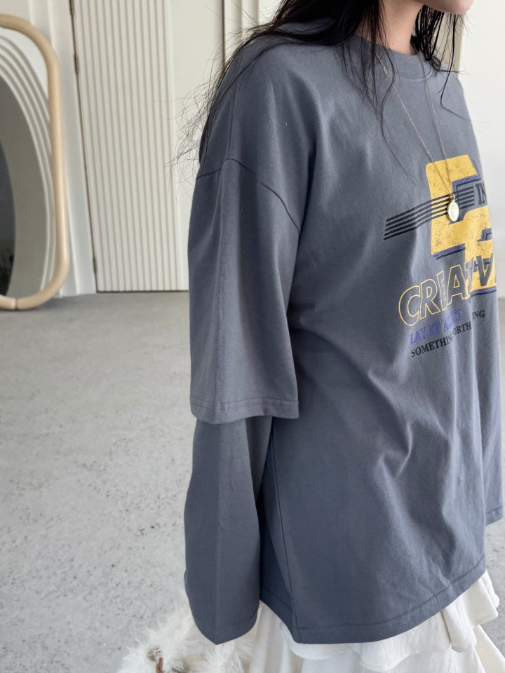 Theres - Korean Women Fashion - #pursuepretty - CS Inspire Layered Tee - 3