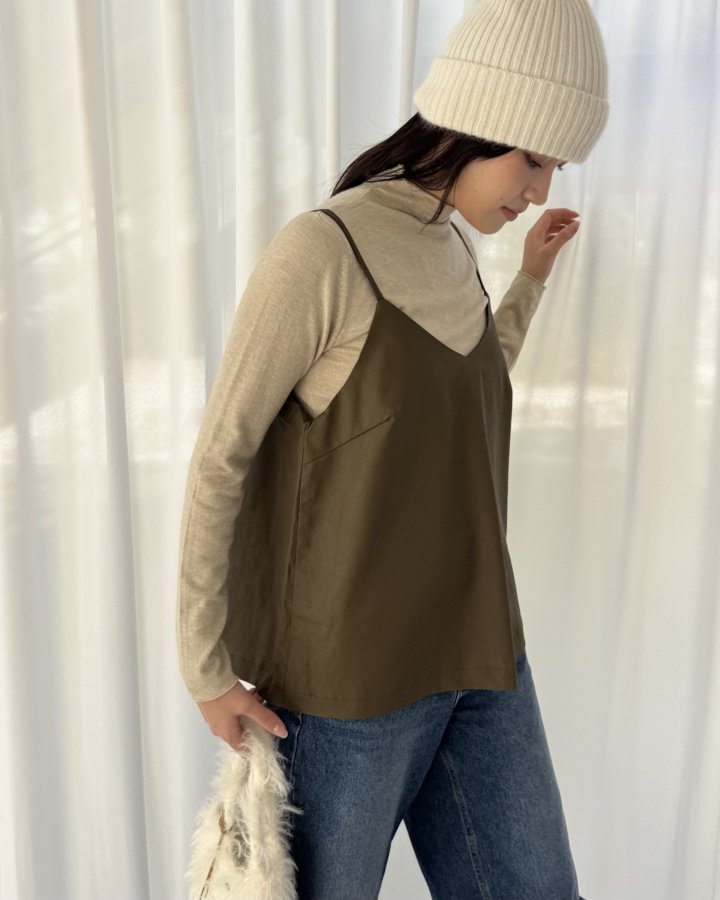 Theres - Korean Women Fashion - #restrostyle - Layered Suspender Set - 5