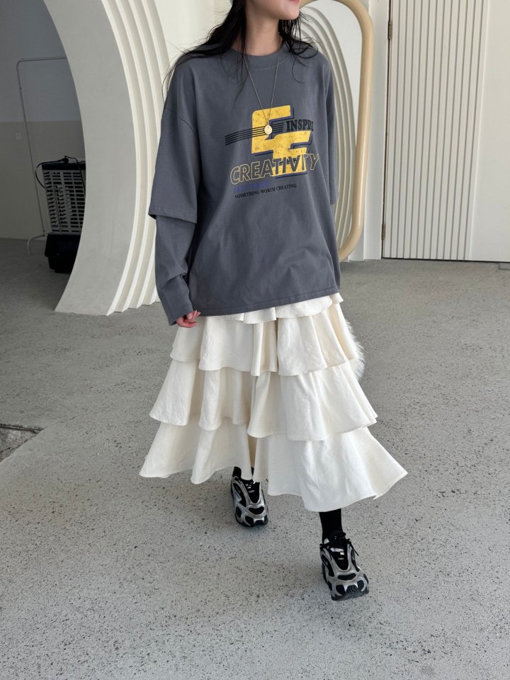 Theres - Korean Women Fashion - #pursuepretty - CS Inspire Layered Tee - 4