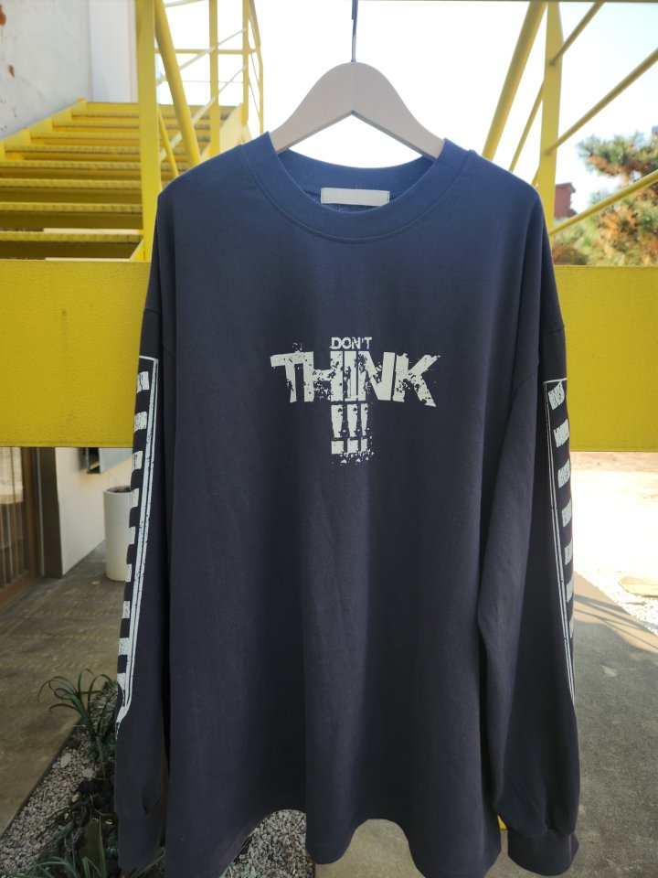 Theres - Korean Women Fashion - #restrostyle - Don't Think Tee - 2