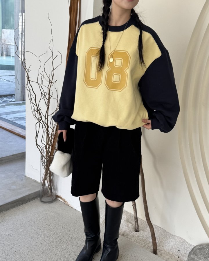 Theres - Korean Women Fashion - #restrostyle - 08 Raglan Sweatshirt - 4