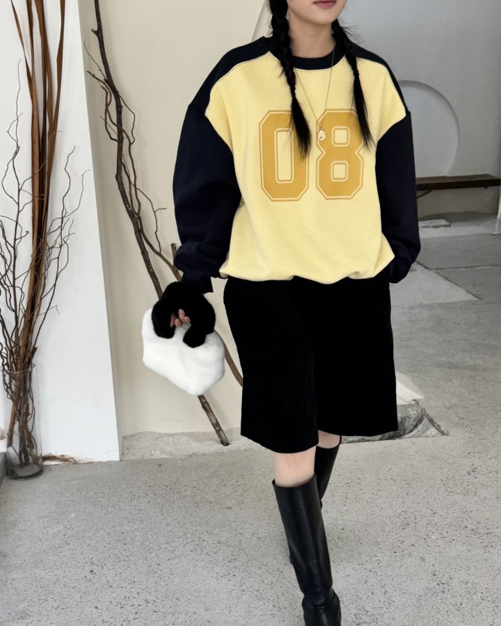 Theres - Korean Women Fashion - #thatsdarling - 08 Raglan Sweatshirt - 6