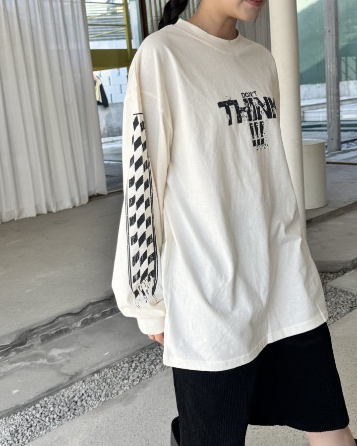 Theres - Korean Women Fashion - #thatsdarling - Don't Think Tee - 5