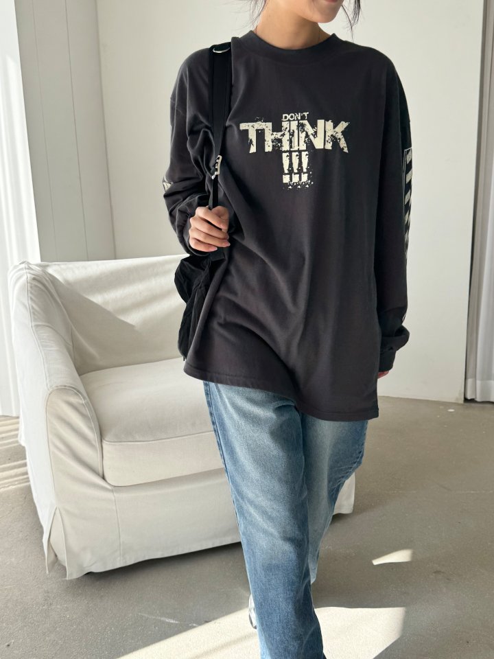 Theres - Korean Women Fashion - #thelittlethings - Don't Think Tee - 6