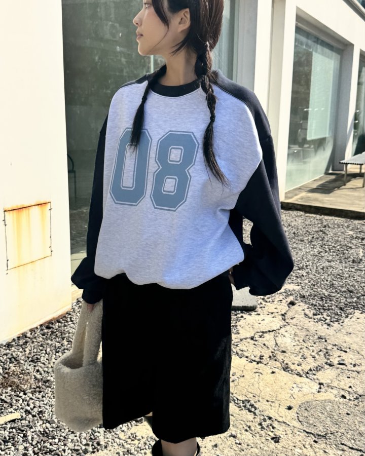 Theres - Korean Women Fashion - #womensfashion - 08 Raglan Sweatshirt - 11