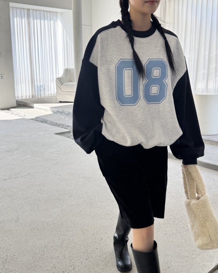 Theres - Korean Women Fashion - #womensfashion - 08 Raglan Sweatshirt - 9
