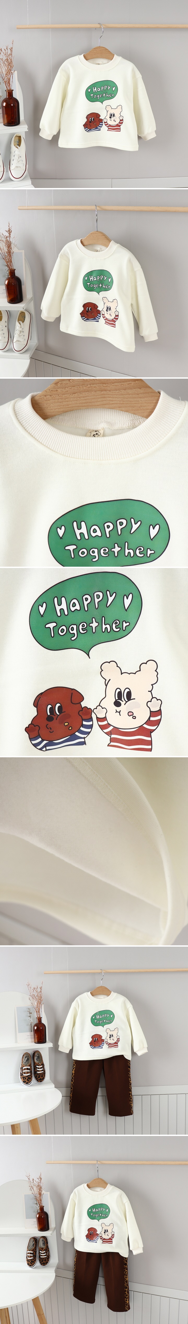 Tony - Korean Children Fashion - #kidsstore - Happy Sweatshirt