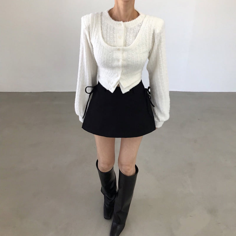 Twomoon - Korean Women Fashion - #momslook - Fever Crop Set - 6