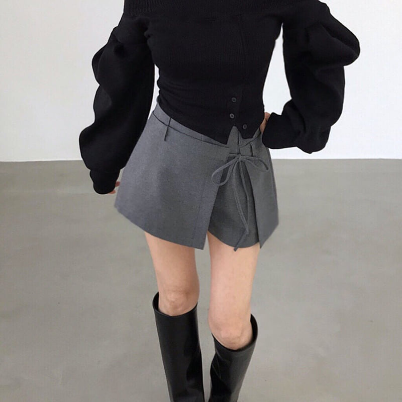 Twomoon - Korean Women Fashion - #womensfashion - Winter Soul Skirt Pants - 4