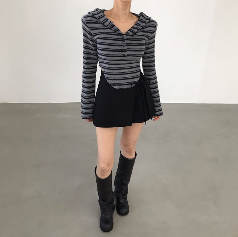 Twomoon - Korean Women Fashion - #momslook - Winter Soul Skirt Pants - 8