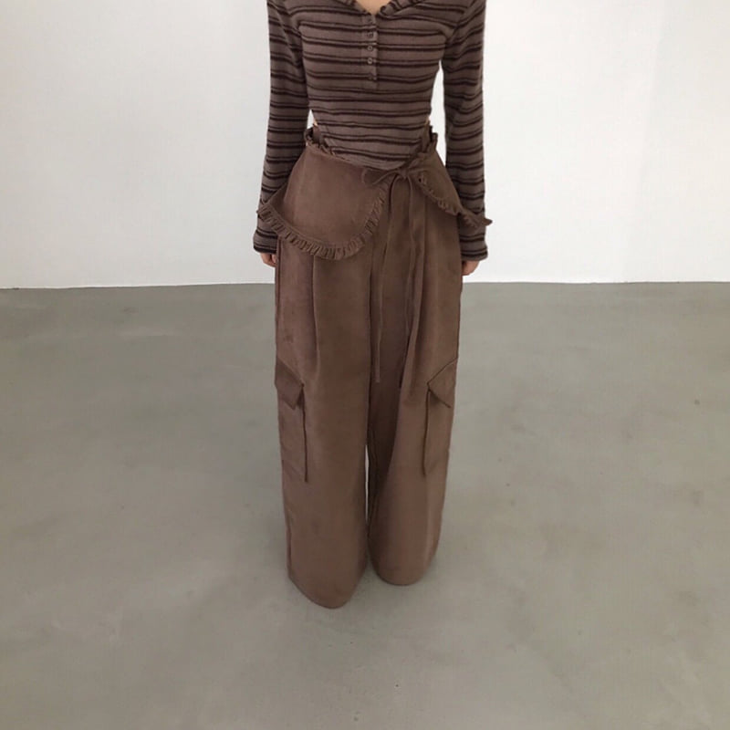 Twomoon - Korean Women Fashion - #momslook - Sunday Wrap Pants - 6