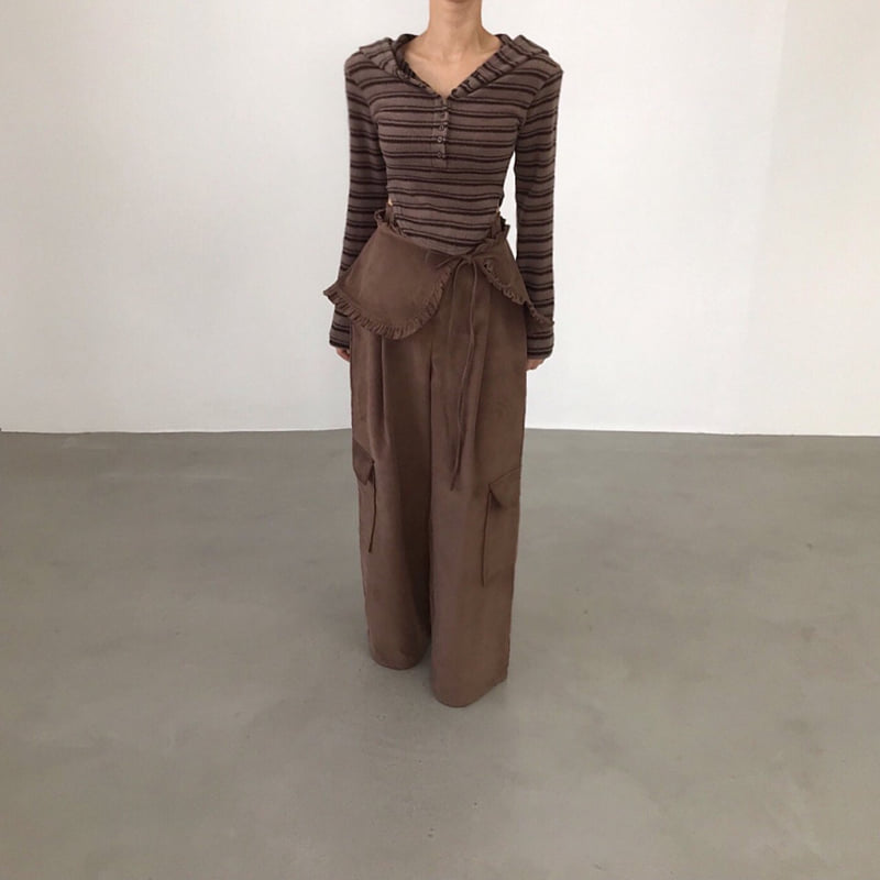 Twomoon - Korean Women Fashion - #momslook - Sunday Wrap Pants - 8