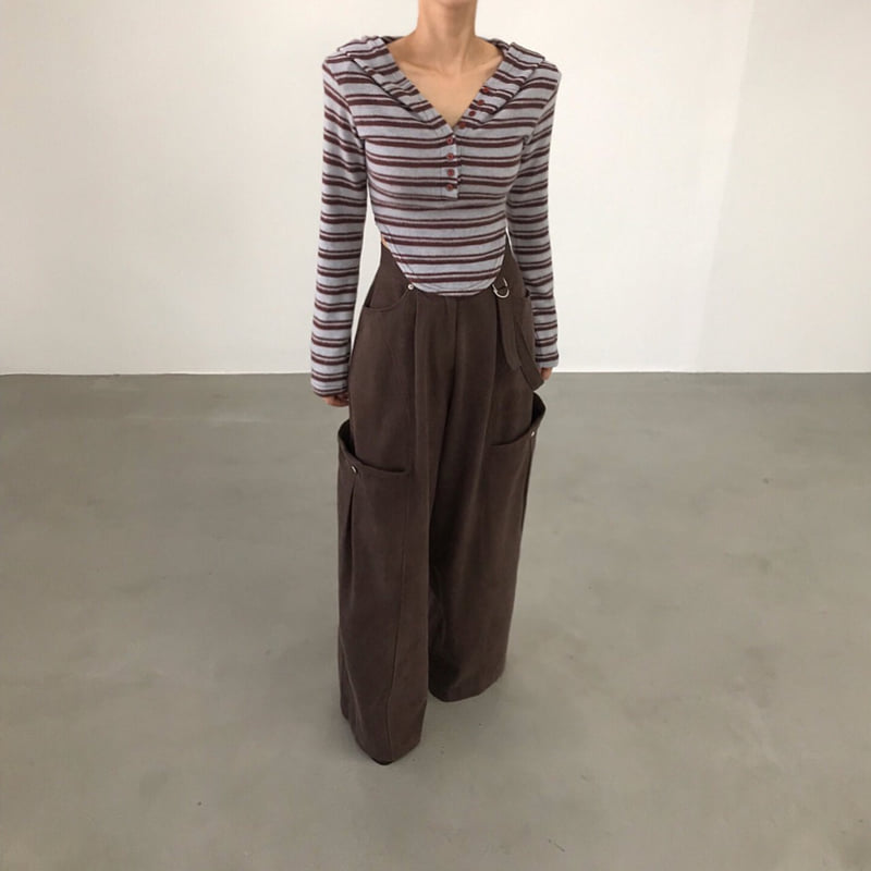 Twomoon - Korean Women Fashion - #momslook - Luigi Hood Tee