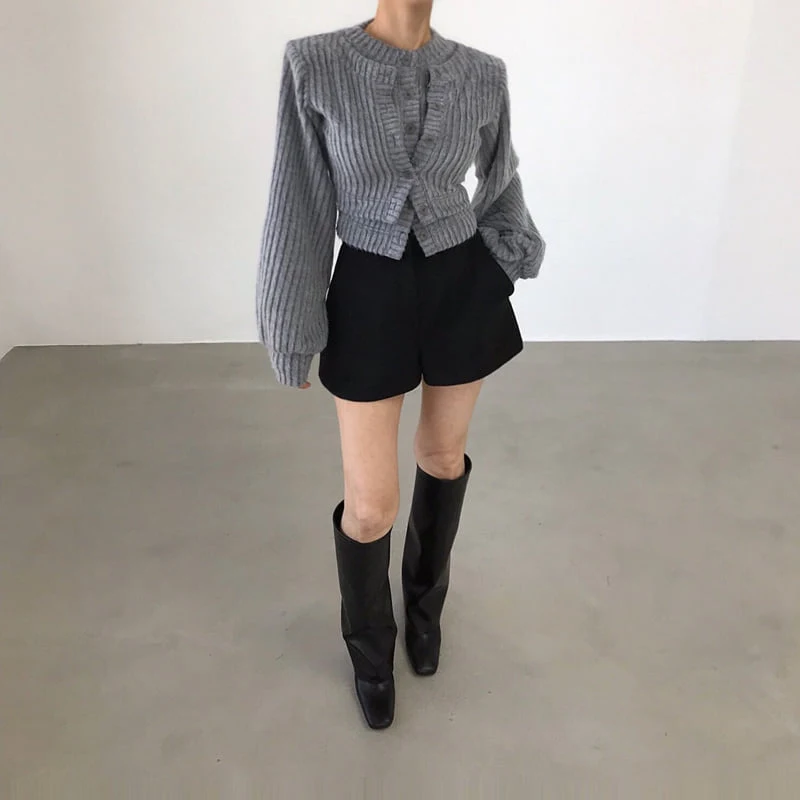Twomoon - Korean Women Fashion - #momslook - Pepe Double Cardigan - 9