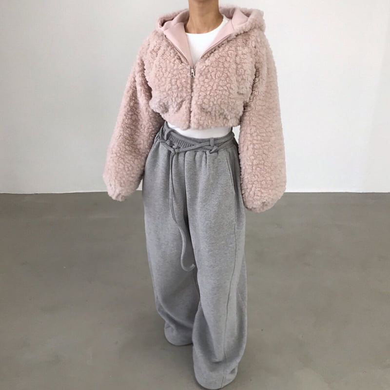 Twomoon - Korean Women Fashion - #womensfashion - Bichon Hood Jumper - 4