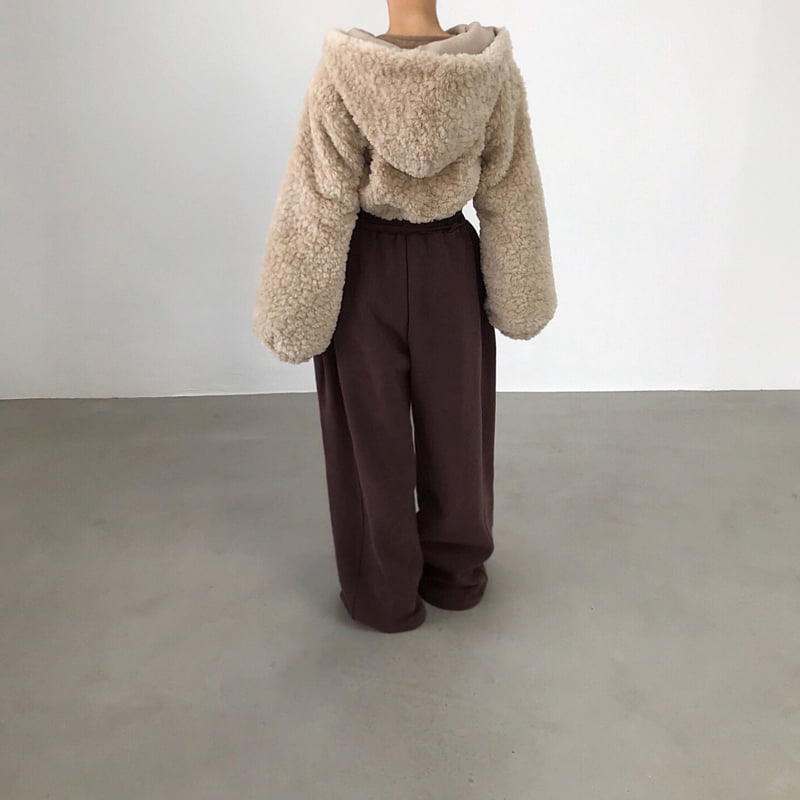 Twomoon - Korean Women Fashion - #romanticstyle - Bichon Hood Jumper - 12