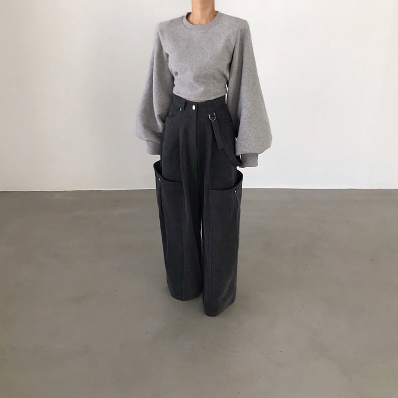 Twomoon - Korean Women Fashion - #shopsmall - Warmer Belted Sweatshirt - 8