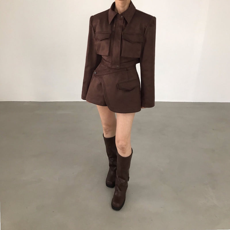 Twomoon - Korean Women Fashion - #shopsmall - Mamas Suede Shorts - 7