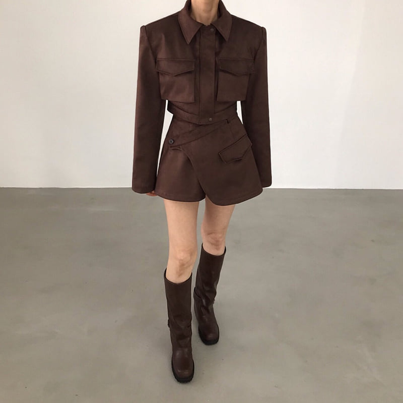 Twomoon - Korean Women Fashion - #shopsmall - Mamas Suede Jacket - 6