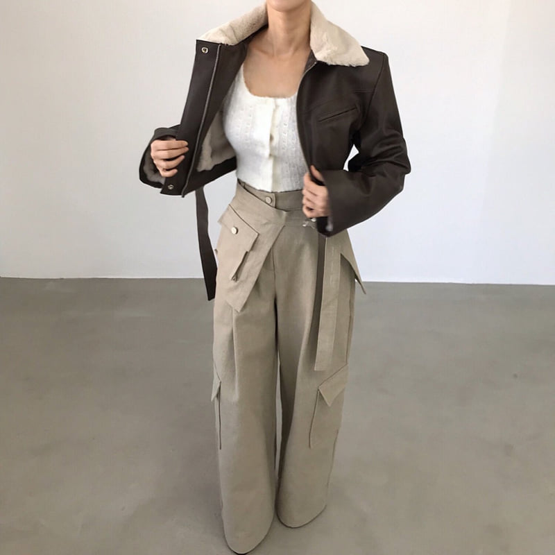 Twomoon - Korean Women Fashion - #thatsdarling - Punisher Crop Jacket - 3