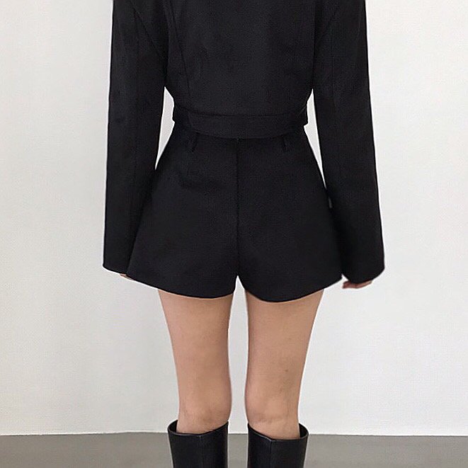 Twomoon - Korean Women Fashion - #vintagekidsstyle - Mamas Suede Shorts - 3