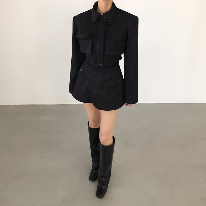 Twomoon - Korean Women Fashion - #vintagekidsstyle - Mamas Suede Jacket - 2