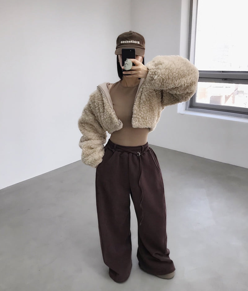 Twomoon - Korean Women Fashion - #vintagekidsstyle - Bichon Hood Jumper - 9