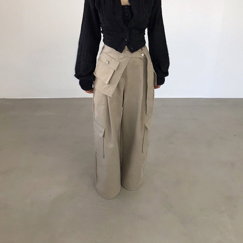 Twomoon - Korean Women Fashion - #womensfashion - Hamong Wide Wrap Pants - 6