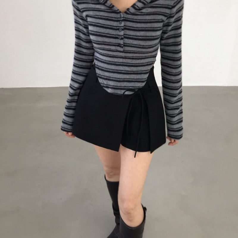 Twomoon - Korean Women Fashion - #womensfashion - Winter Soul Skirt Pants - 7