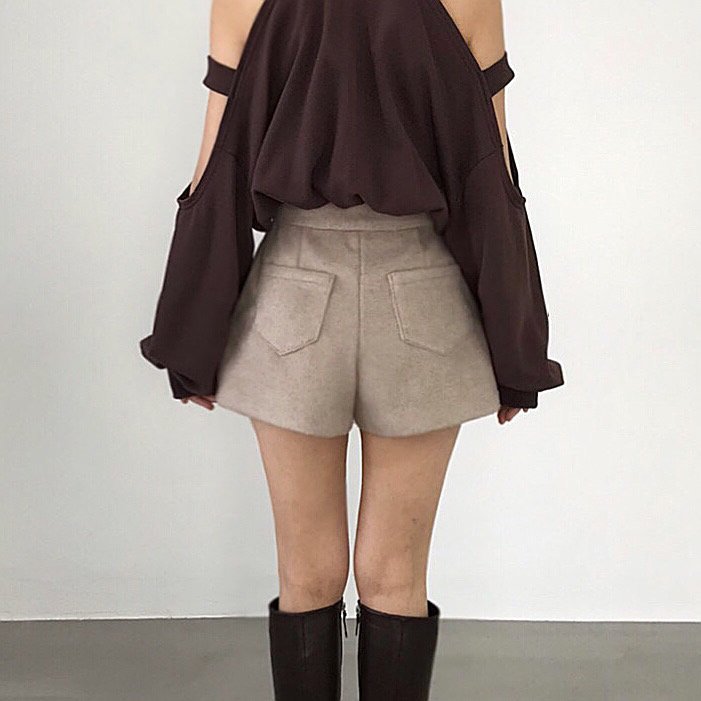 Twomoon - Korean Women Fashion - #womensfashion - Cashmere Short Pants - 8