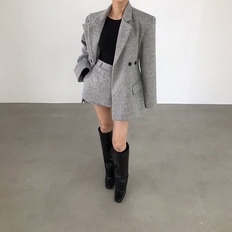 Twomoon - Korean Women Fashion - #womensfashion - December Wool Flap Jacket - 3