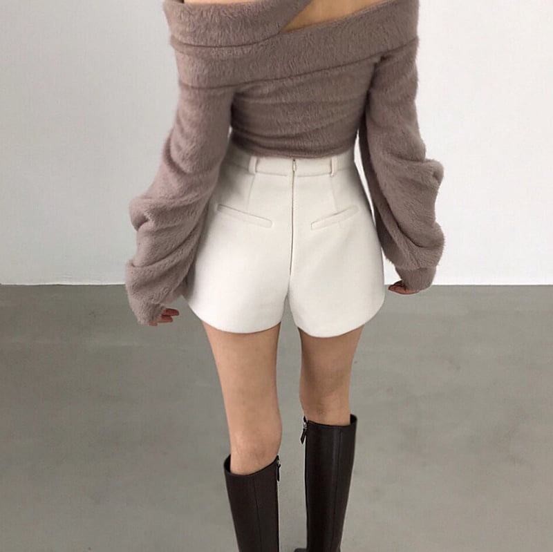 Twomoon - Korean Women Fashion - #womensfashion - December Wool Flap Pants - 8