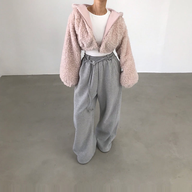 Twomoon - Korean Women Fashion - #womensfashion - Bichon Hood Jumper