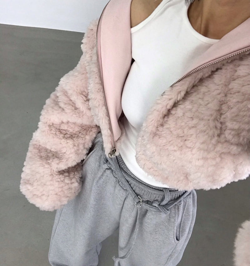 Twomoon - Korean Women Fashion - #womensfashion - Bichon Hood Jumper - 3