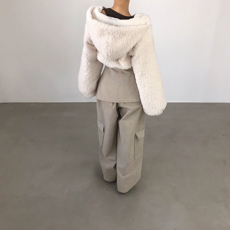 Twomoon - Korean Women Fashion - #womensfashion - Bichon Hood Jumper - 7