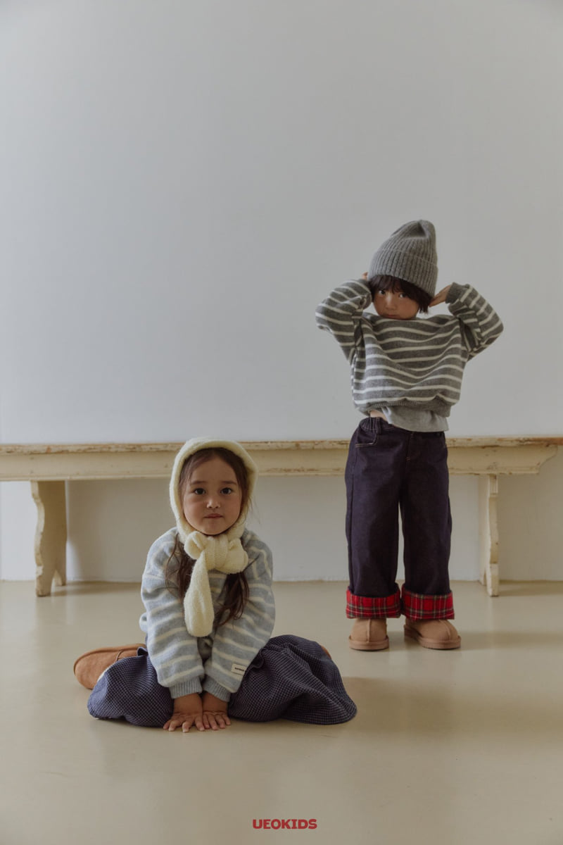 U Eo - Korean Children Fashion - #Kfashion4kids - Alps Stripe Knit - 3
