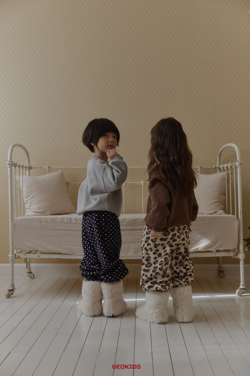 U Eo - Korean Children Fashion - #childofig - Fluffy Jogger Pants - 6