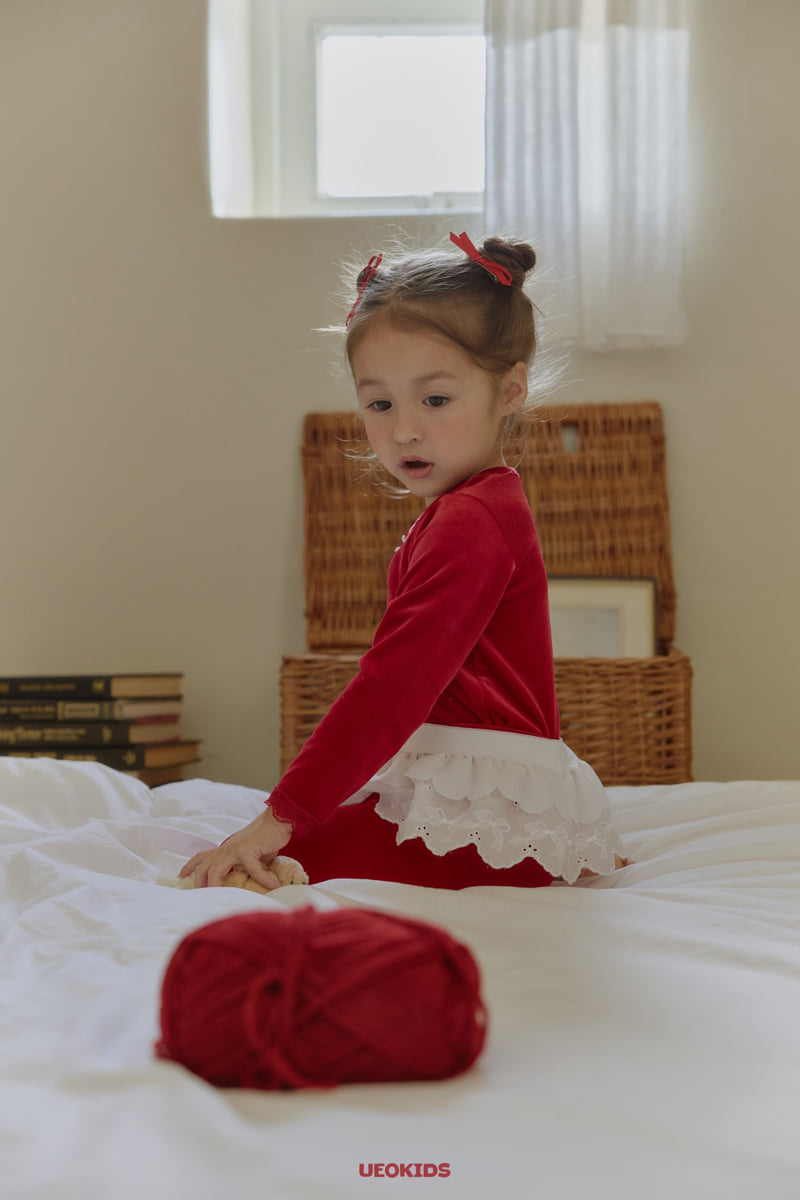 U Eo - Korean Children Fashion - #childofig - Ribbon Layered Skirt - 2