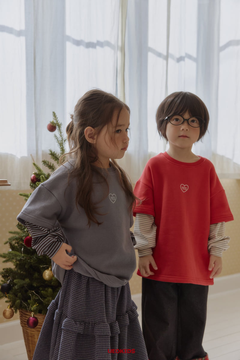 U Eo - Korean Children Fashion - #childofig - Yes Layered Boxy Tee - 10
