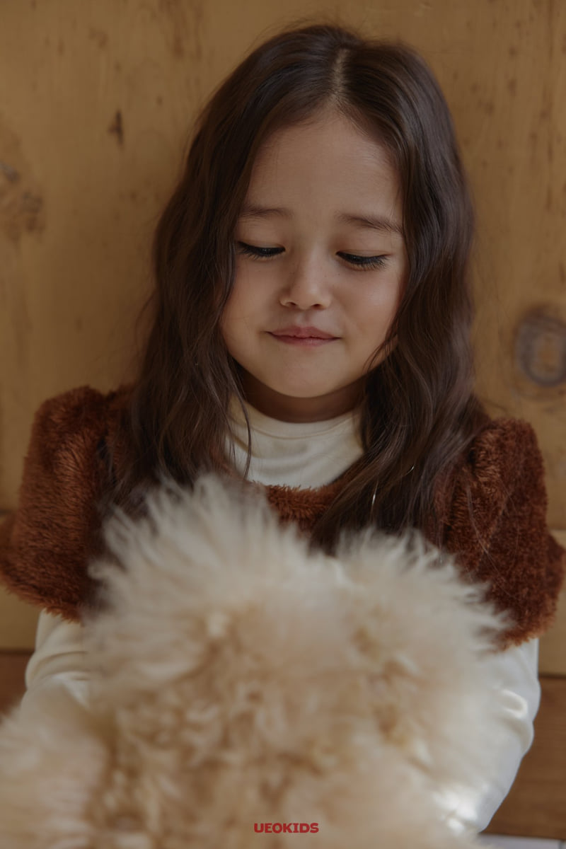 U Eo - Korean Children Fashion - #childofig - Bear Puff Tee - 6