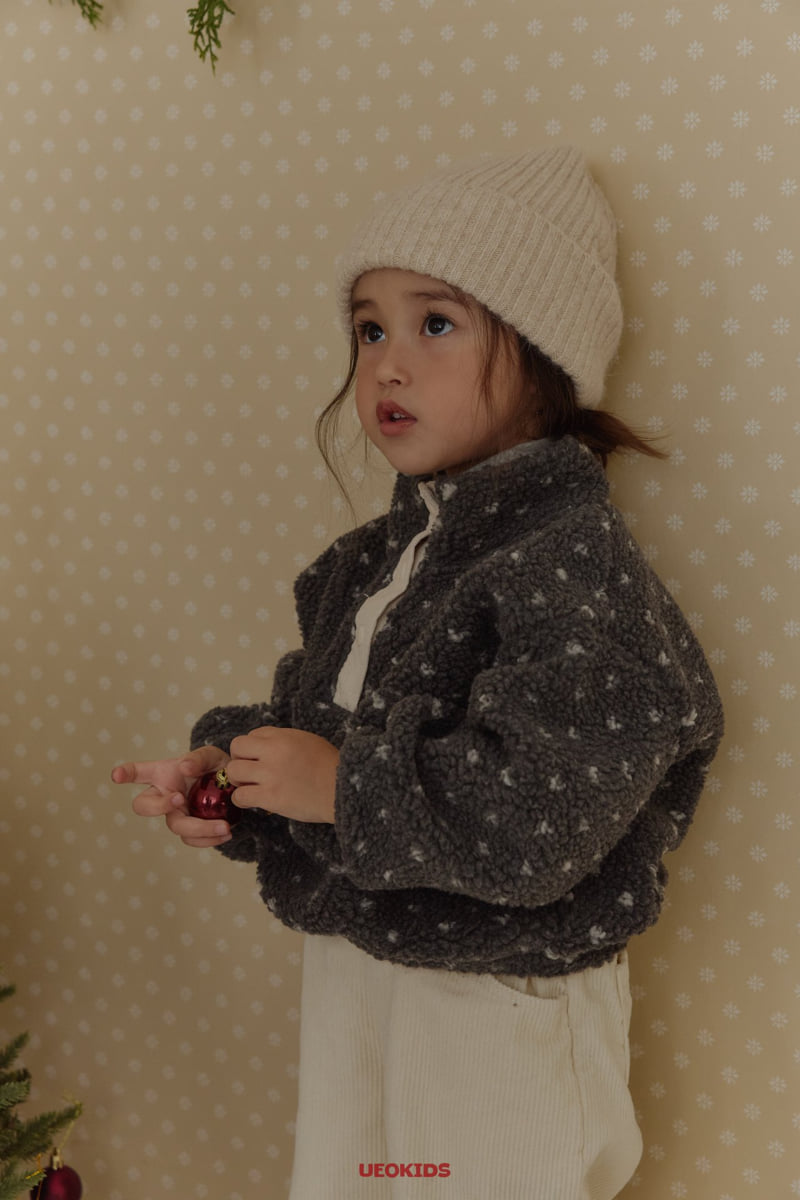 U Eo - Korean Children Fashion - #childofig - Fleece Heart Anorak - 3