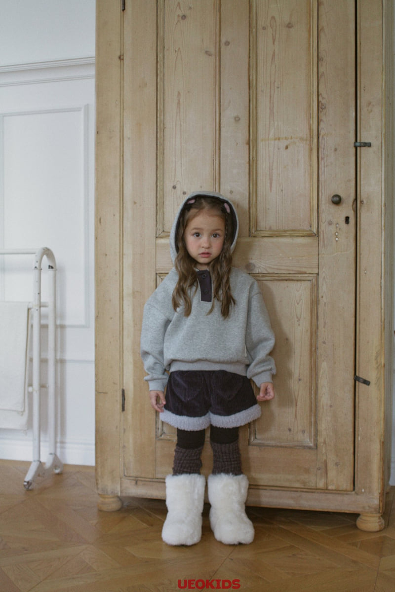U Eo - Korean Children Fashion - #childrensboutique - Corduroy Heart Shorts - 3
